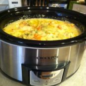 CREAMY CHICKEN & RICE CROCK POT RECIPE