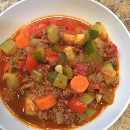 Loaded Beef & Bacon Chili
