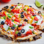 Taco Quesadilla Pizza