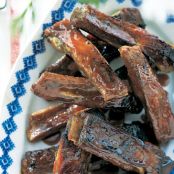 Grilled Spareribs with Cherry Cola Glaze