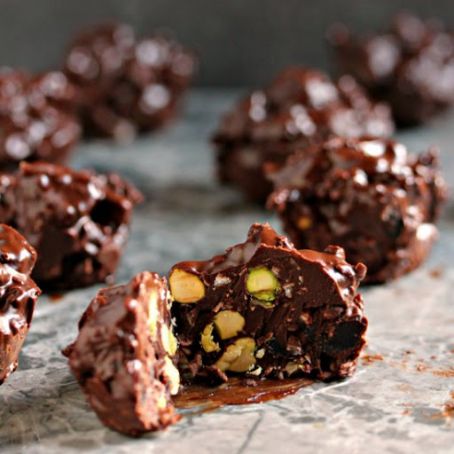 Chocolate Fruit & Nut Clusters