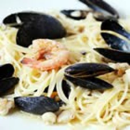 Spaghetti Alla Pescatora (Gluten Free)