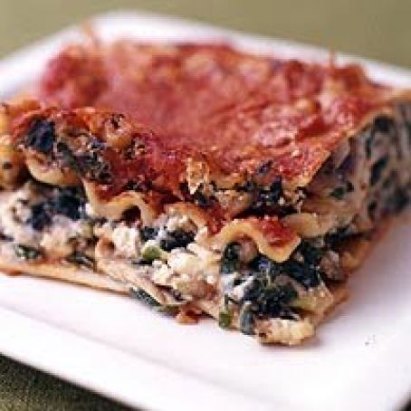 Two Cheese Vegetable Lasagna