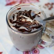 Chocolate Peanut Butter Banana Smoothie