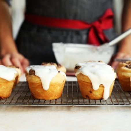 Chocolate Hazelnut Rolls with Quick Puff Pastry
