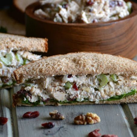 Cranberry Walnut Chicken Salad
