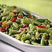 Garlicky Green Beans and Peas