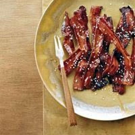Spicy Honey-Glazed Bacon