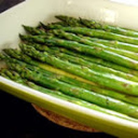 Baked Asparagus with Balsamic Butter