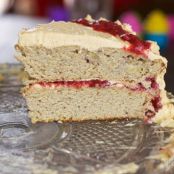 cake - Coconut Flour Cake with Maple Buttercream Frosting