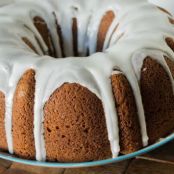 Pumpkin Spice Bundt Cake with Salted Caramel Sauce Recipe