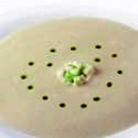 Celery Root Soup with Granny Smith Apples (Vegetarian)