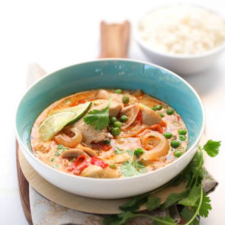 Slow Cooker Thai Chicken Soup