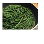 Seared, Steamed, and Glazed Green Beans