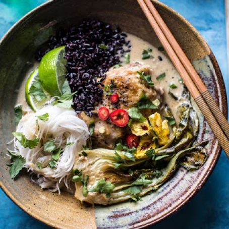 Thai Lemongrass Chicken Braised in Coconut Milk