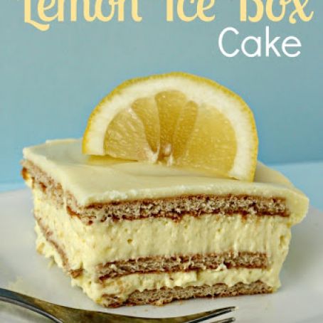 Lemon Ice Box Cake