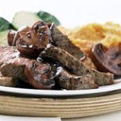 Wine-Balsamic Glazed Steak
