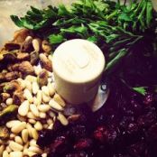Cranberry Pistachio Pine Nut Pesto