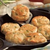 Skillet Scallion Biscuits