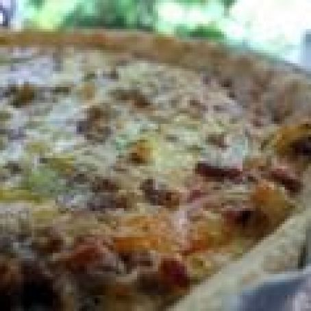 Cheese and Sausage Quiche