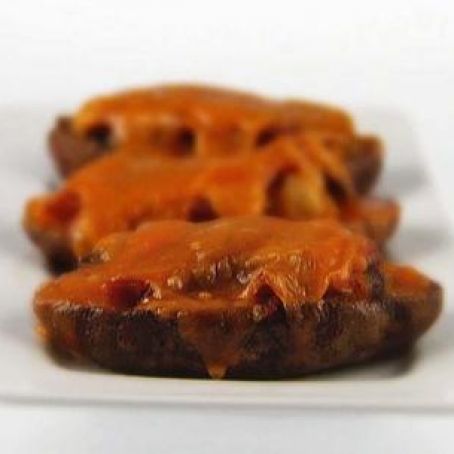 Twice-Baked Potatoes with Mushrooms and Prosciutto