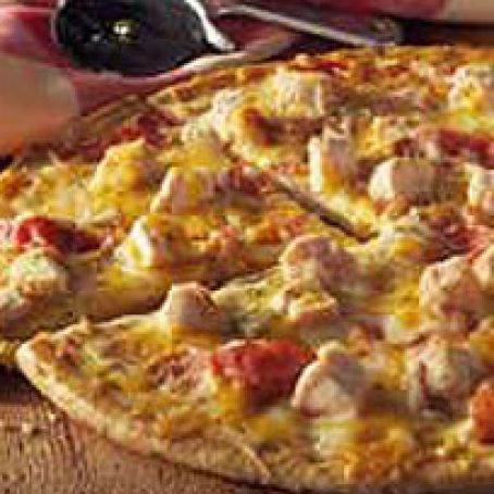 Bacon-Chicken Alfredo Pizza