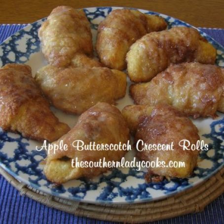 APPLE BUTTERSCOTCH CRESCENT ROLLS