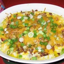 HEALTHY LOADED CAULIFLOWER CASSEROLE