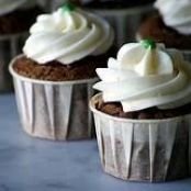 Rich Chocolate Cupcakes Filled with Chocolate-Mint Ganache with Topped with Mint Buttercream