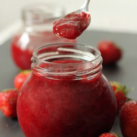 Honey Sweetened Strawberry Jam