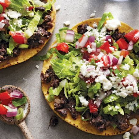 Black Bean Tostadas