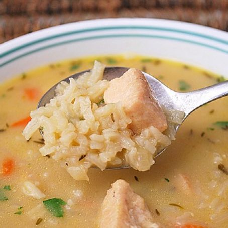 Simply Delicious Chicken and Rice Soup