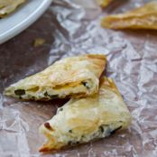 Three Cheese Phyllo Triangles