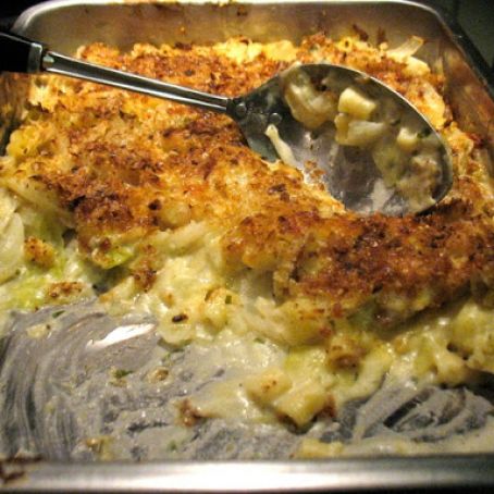 Cabbage & Potato Gratin