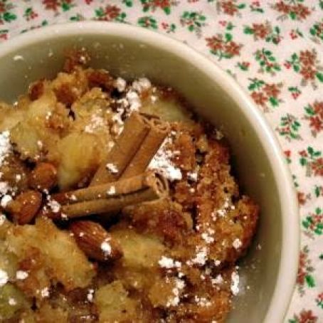 Almond Butter Banana and Honey Pudding