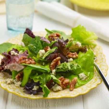 Green Salad with Brown Butter Walnut Vinaigrette