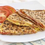 Ham and Cheese Breakfast Quesadillas
