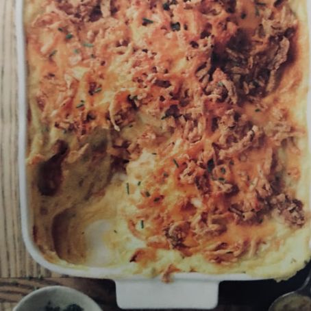 Cheddar and chive mashed potatoes