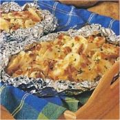 Grilled Three Cheese Potatoes