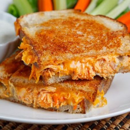 Spicy Chicken Grilled Cheese