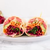Spiralized Vegetable Wrap