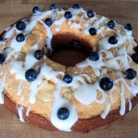 Blueberries and Cream Cake