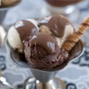 Chocolate Peanut Butter Fudge Sundae