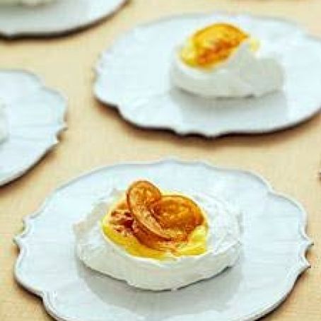 Lemon Pavlovas