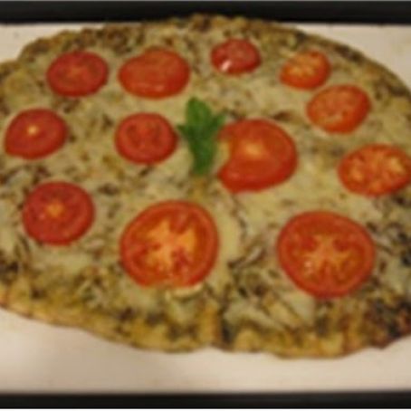 Crab Pesto Grilled Pizza