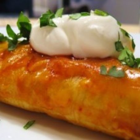 Sour Cream Enchiladas