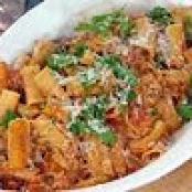 Rigatoni Oreganata with Tomato Sauce and Bread Crumbs