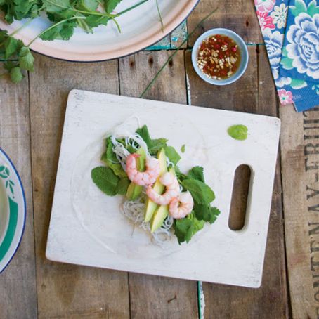 Shrimp-and-Avocado Summer Rolls