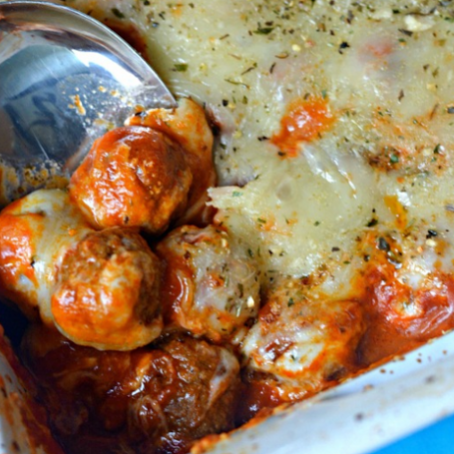 Meatball Parmesan Casserole