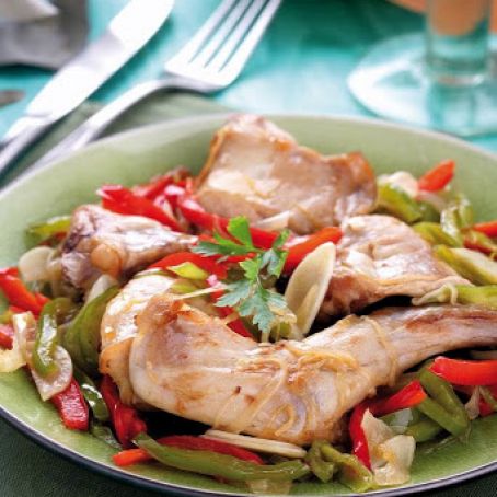 Rabbit with Peppers